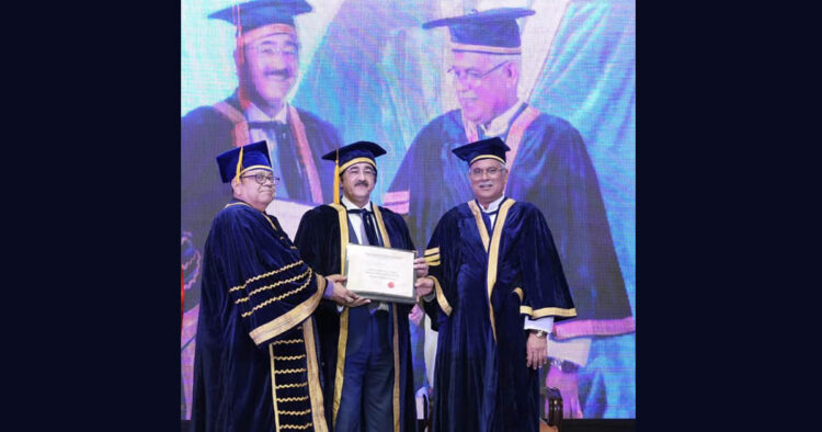 Nine World Record Holder Sandeep Marwah Honored with Doctorate by French University