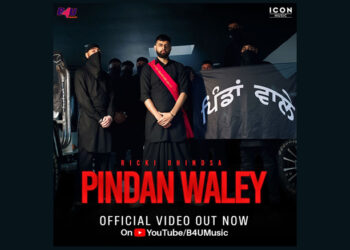 Icon Music presents Ricki Dhindsa’s latest track ‘Pindan Waley’, a musical masterpiece