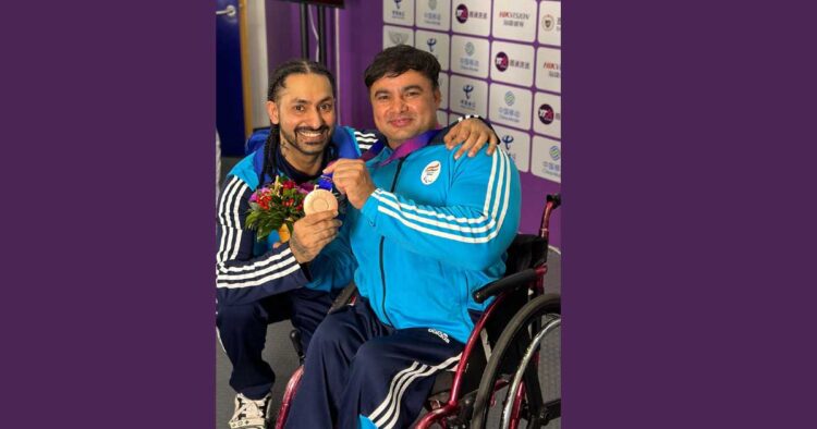 Powerlifter Ashok bags bronze medal at Asia Para Games 2023; makes his coach and India proud