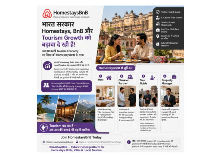 HomestaysBnB Sets Out to Transform Indian Tourism With a Trust-Driven, Opportunity-First Platform